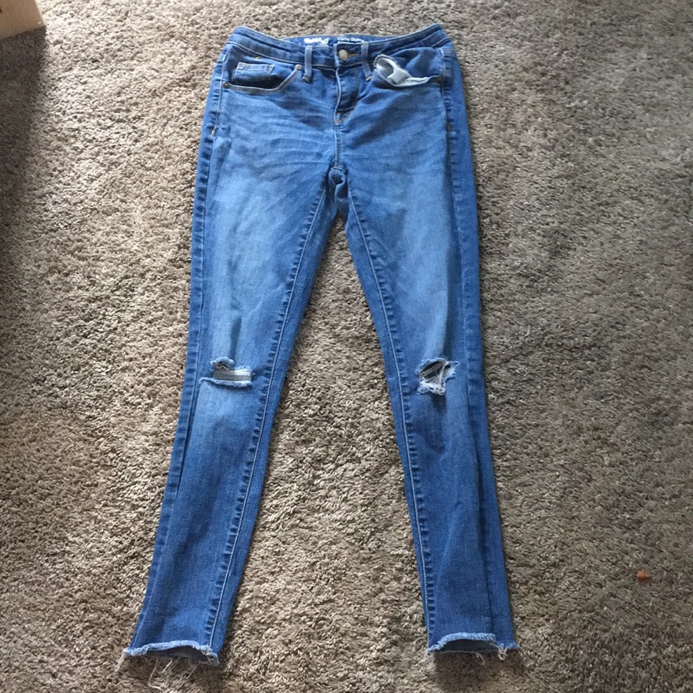 skinny ripped jeans
